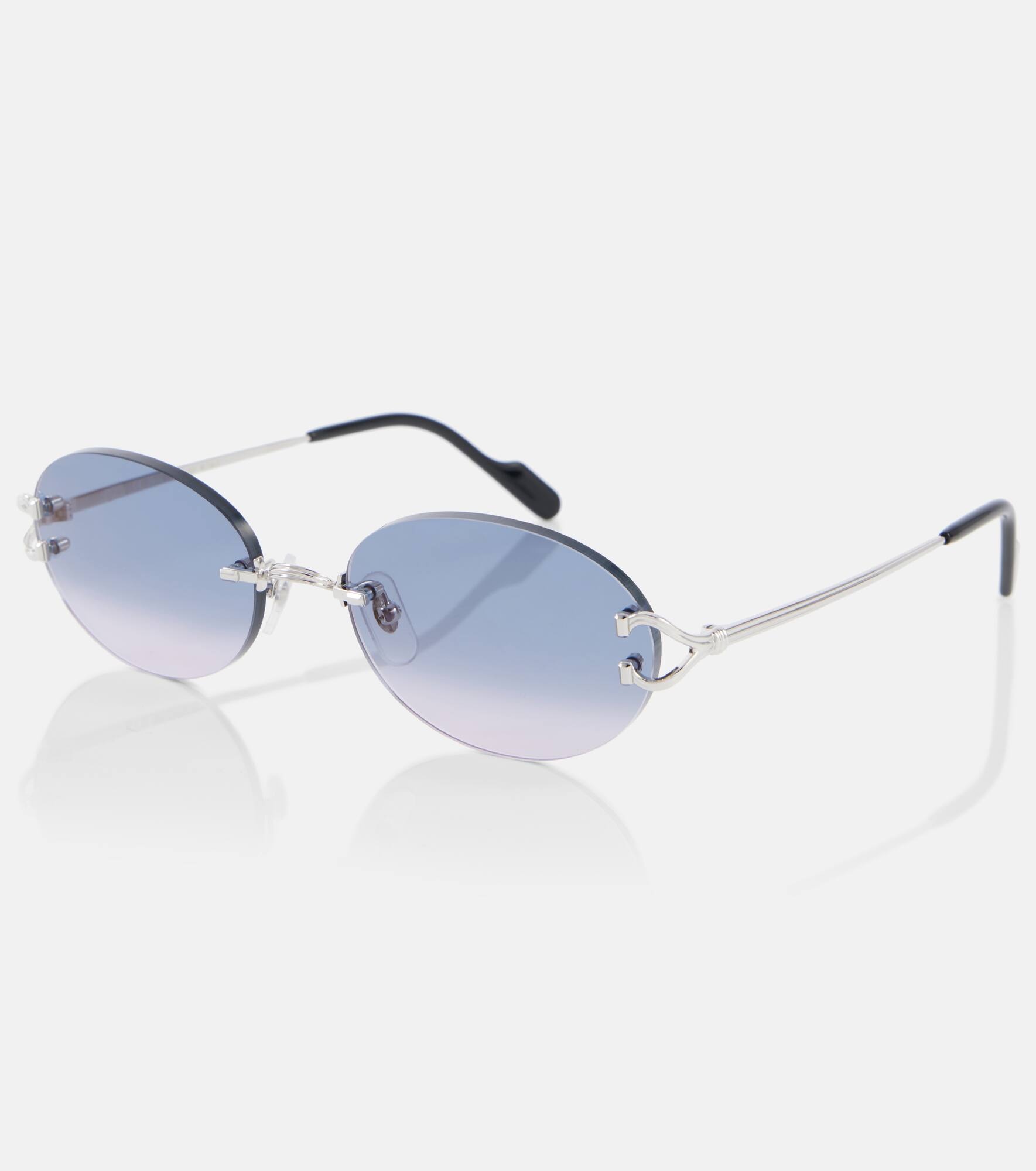 Signature C oval sunglasses - 4