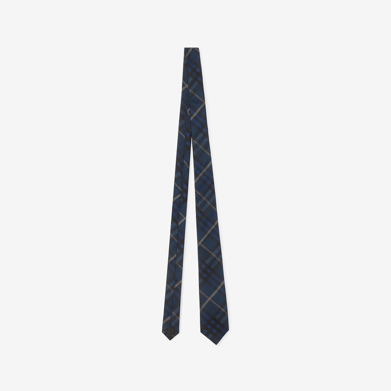 Check Silk Tie 1