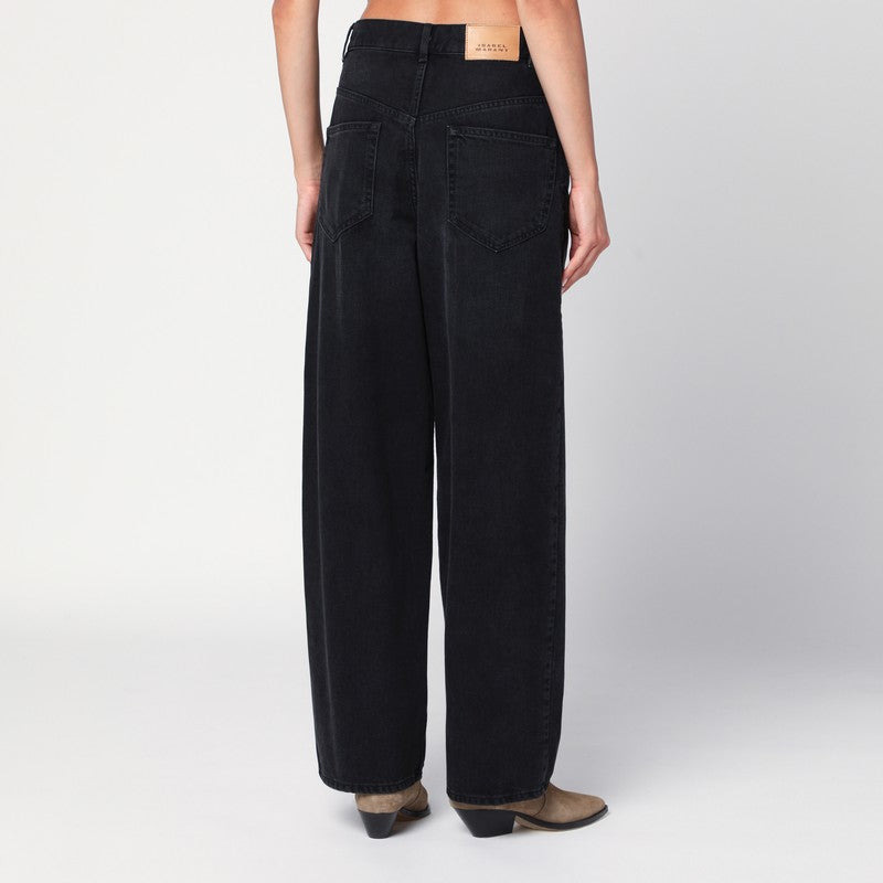 Isabel Marant Faded-Effect Black Jeans Women - 2
