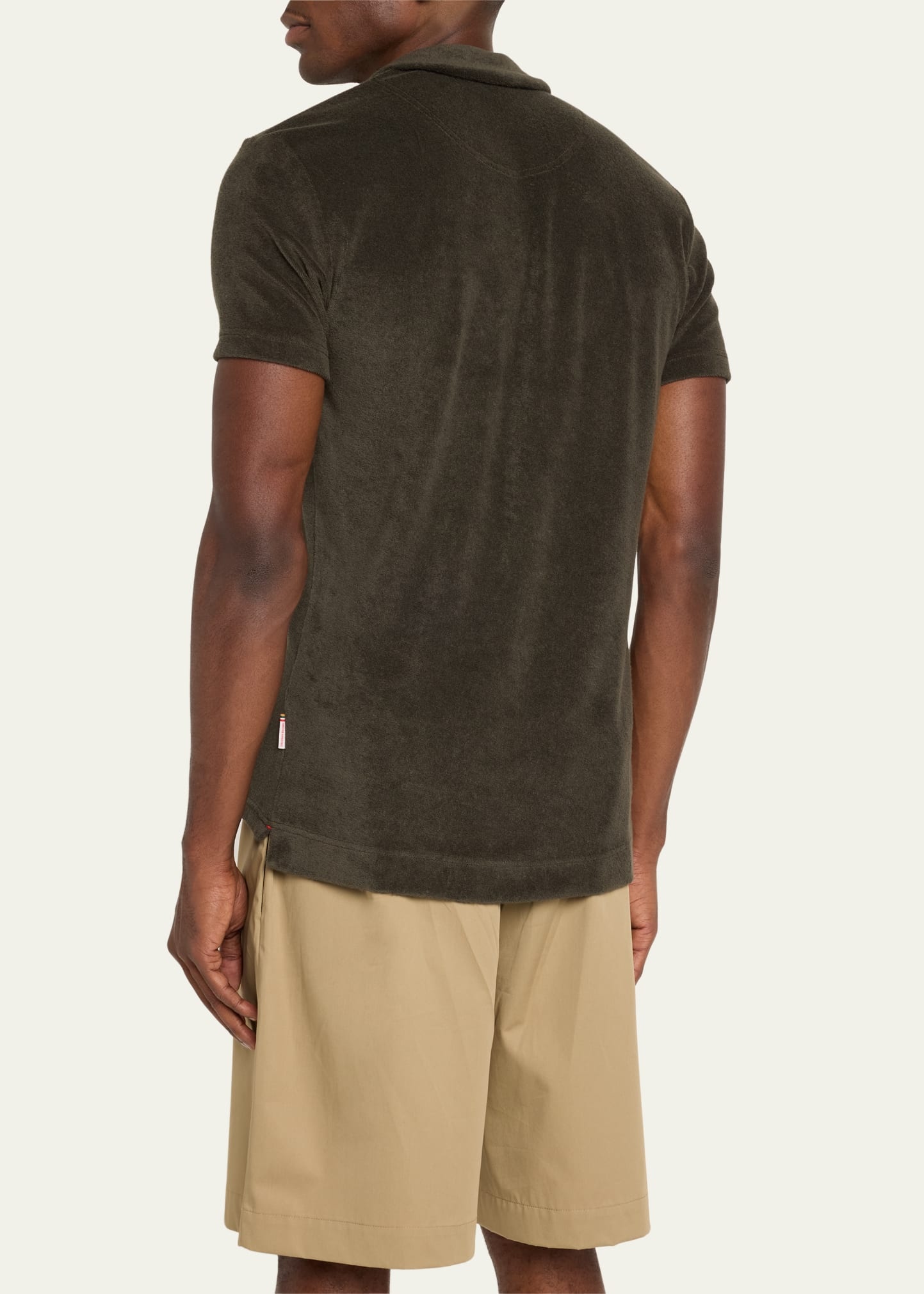 Men's Organic Cotton Terry Short-Sleeve Polo Shirt - 3