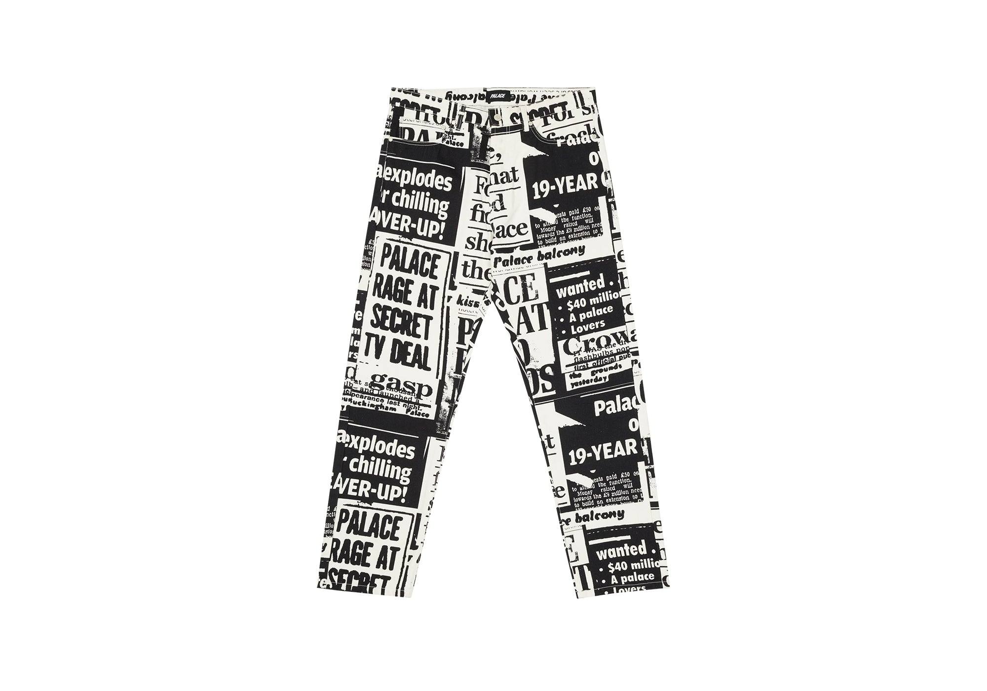 TABLOID DENIM JEAN BLACK - 1