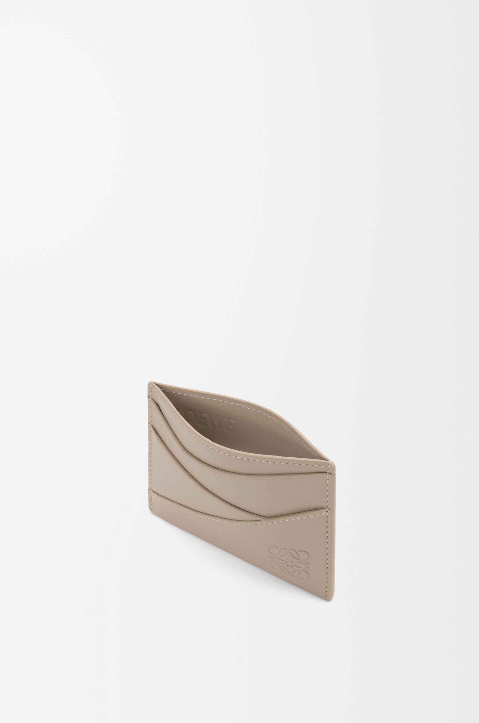 Puzzle plain cardholder in classic calfskin - 3