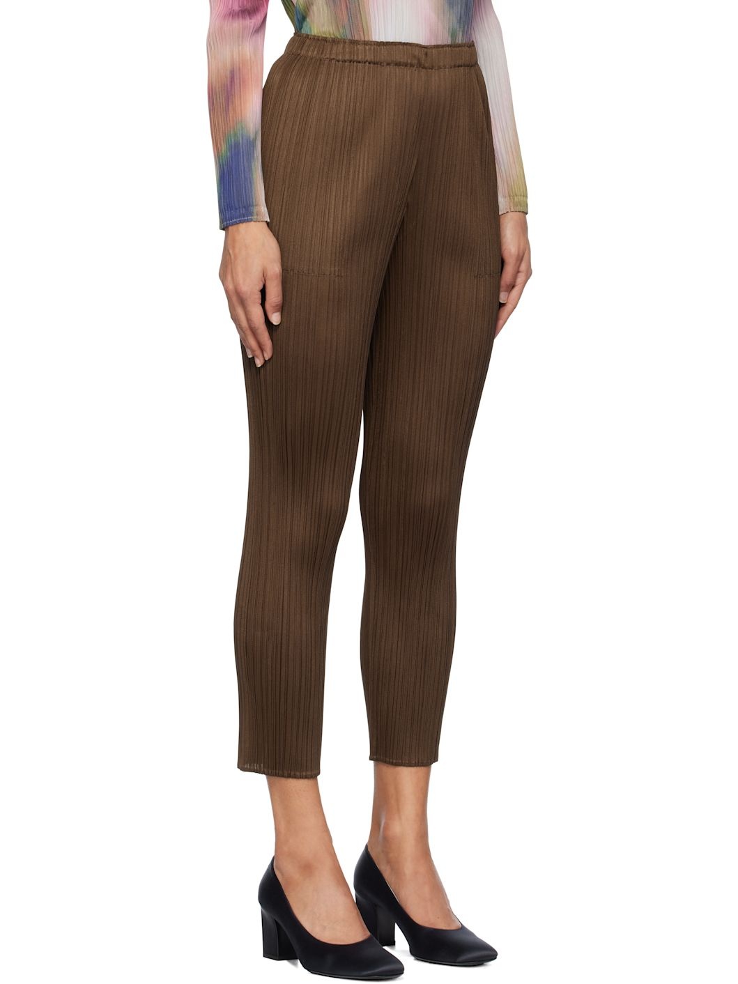 Brown New Colorful Basics 4 Trousers - 2