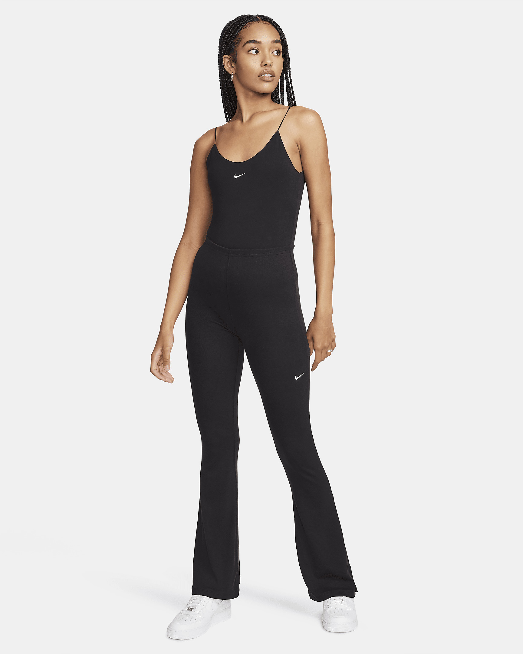 Nike Sportswear Chill Knit Women's Tight Mini-Rib Flared Leggings - 6