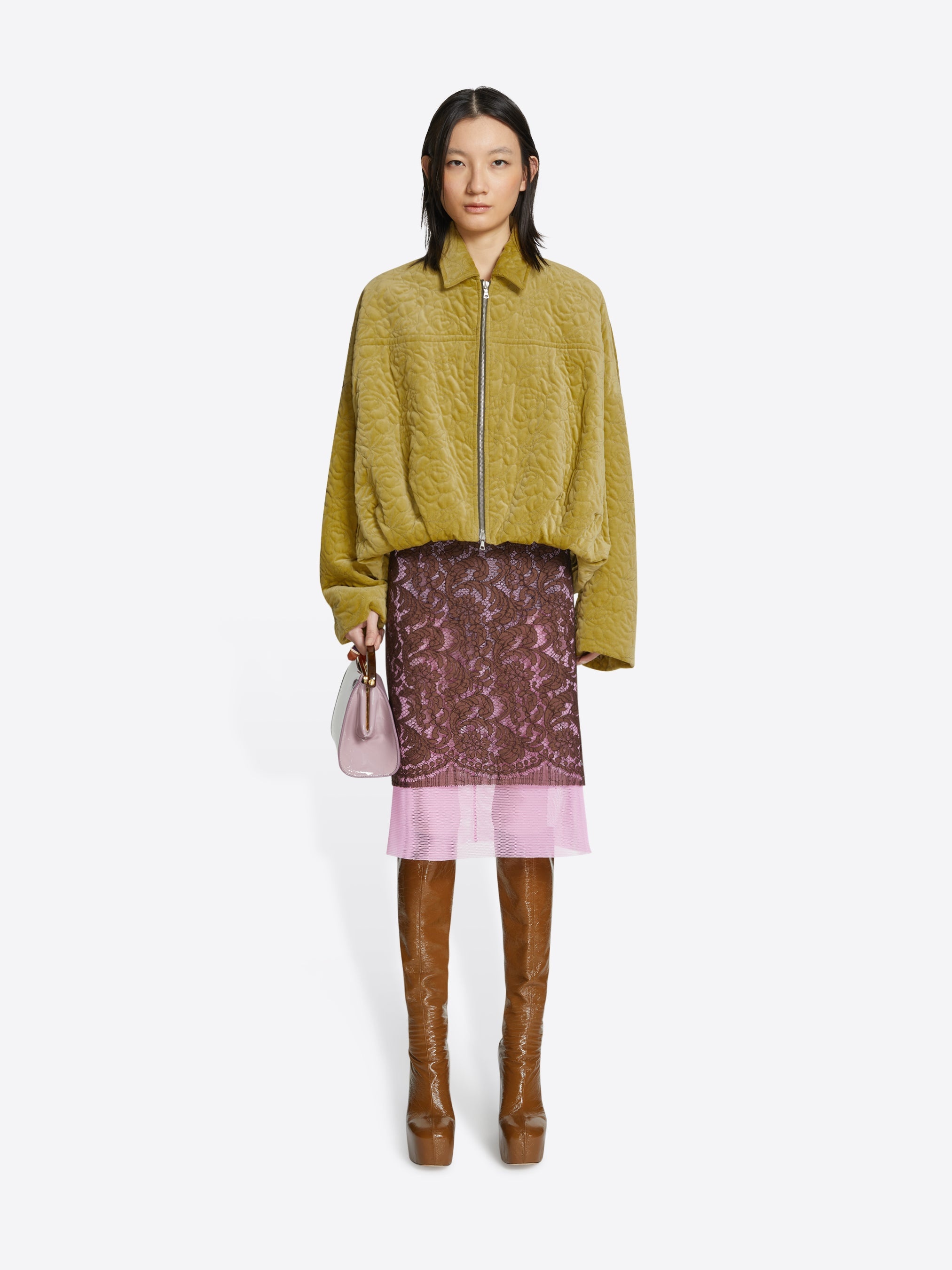 LACE LAYERED SKIRT - 2