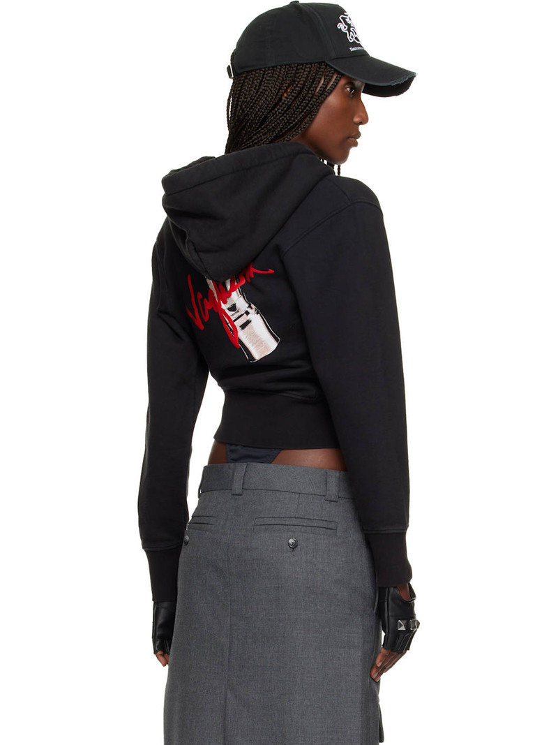 Black Twisted Hoodie 3