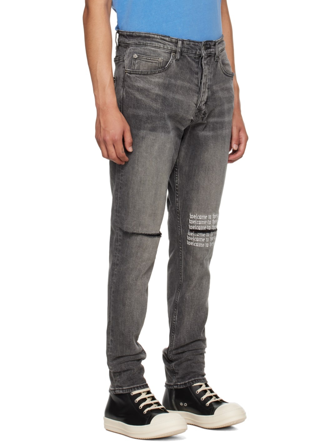 Gray Wolfgang Rose Garden Jeans - 2