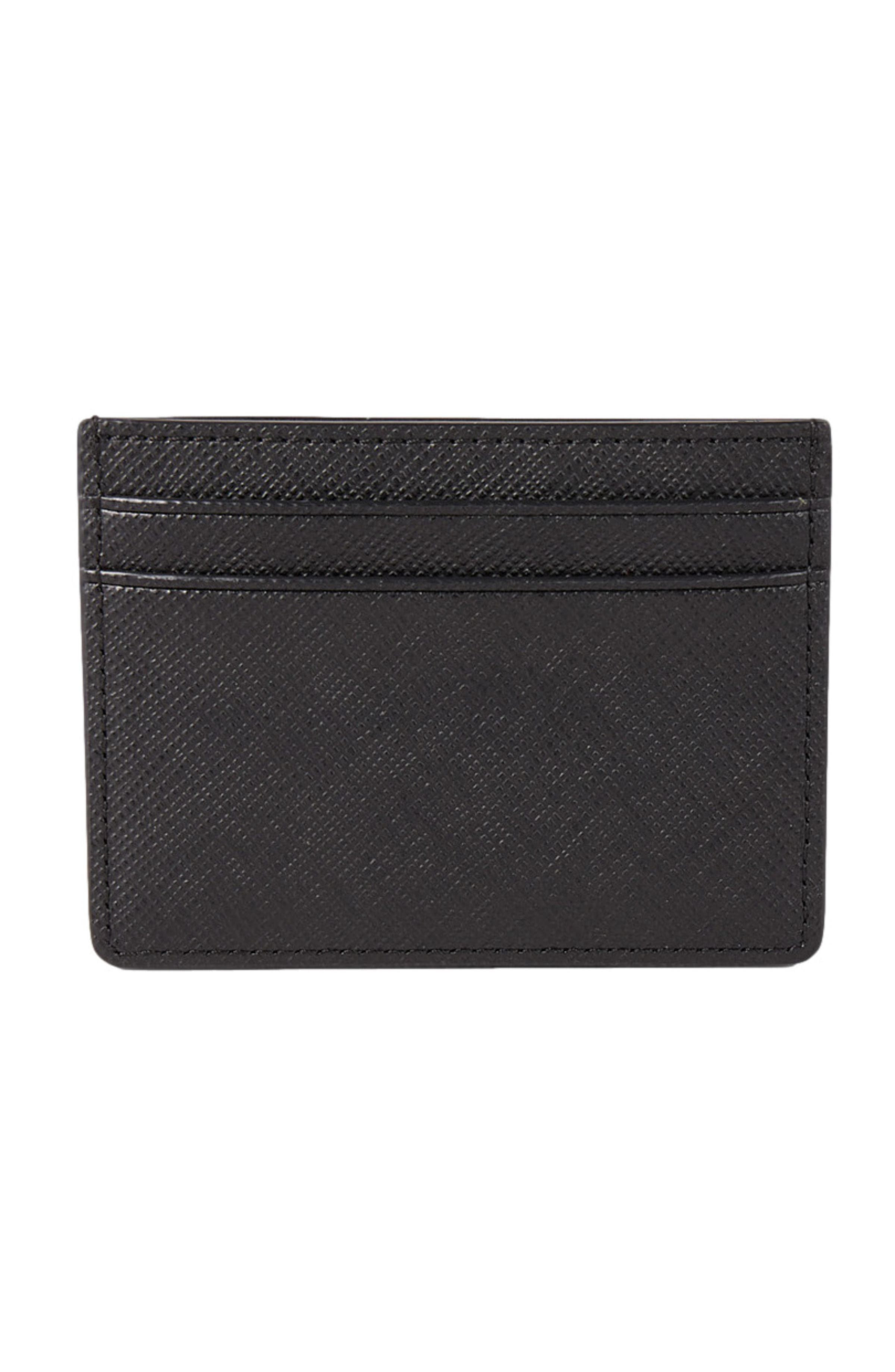 SANDRO Synthetic leather cardholder in Black at Nordstrom - 2
