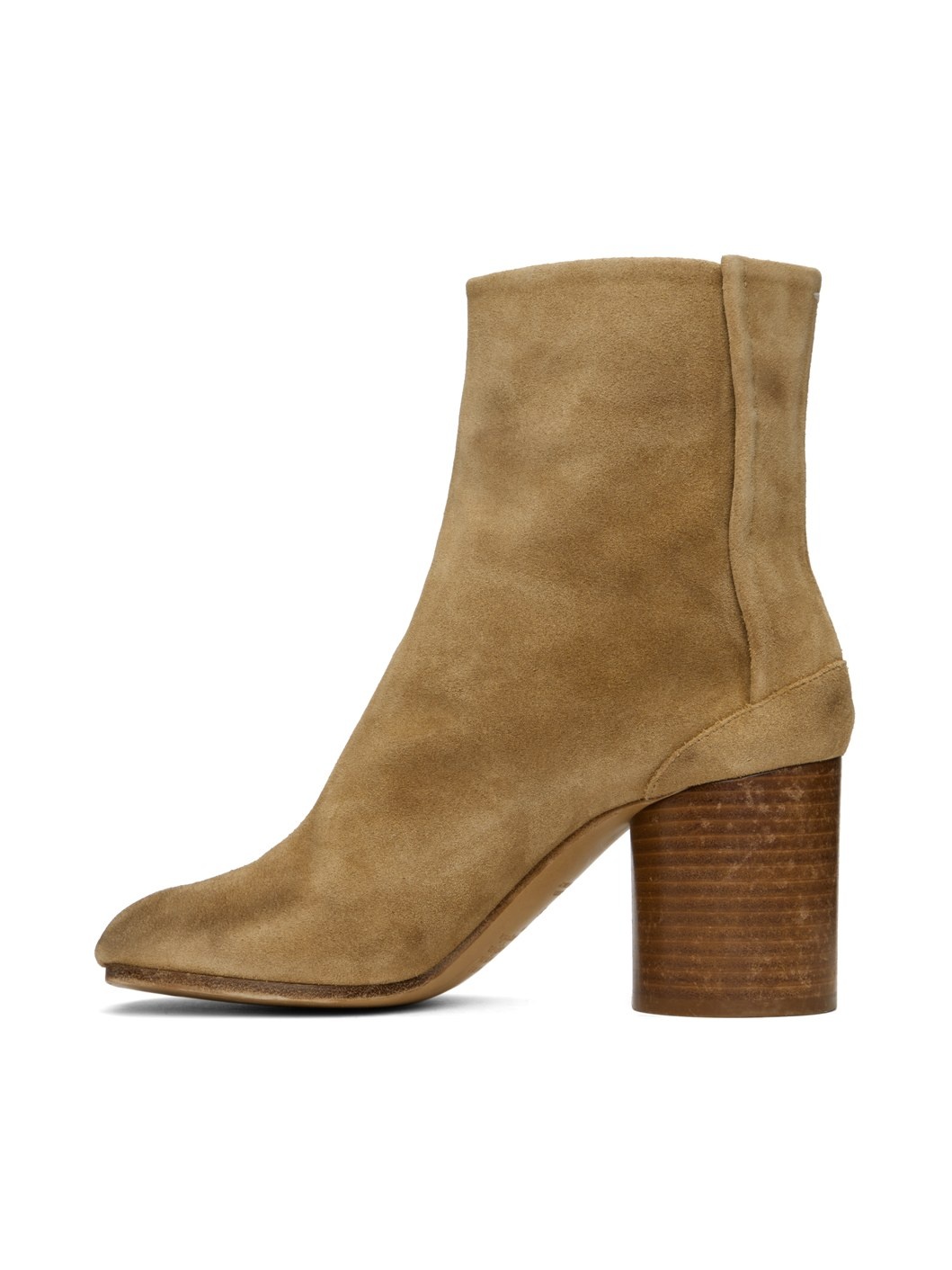 Beige Tabi Ankle Boots - 3