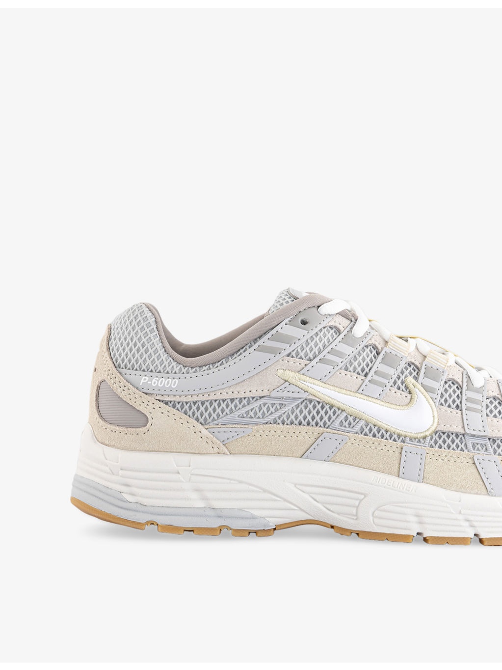 P-6000 Leather And Mesh Low-Top Trainers - 5