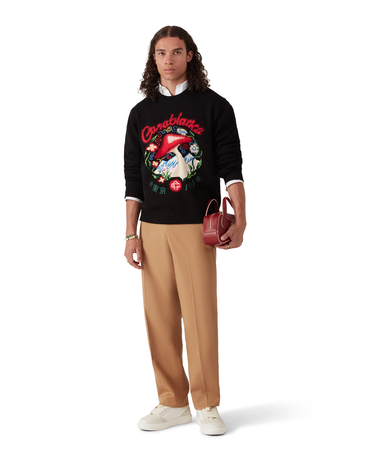 Cotton Embroidered Mushroom Jumper - 2