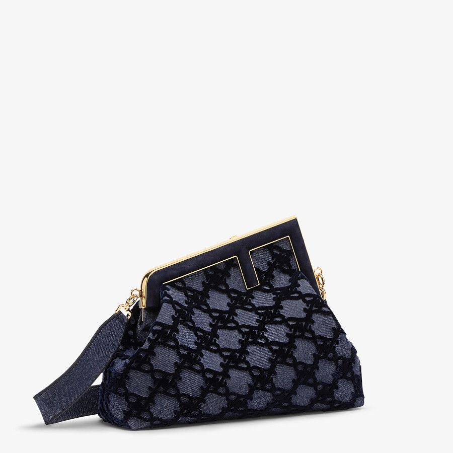 Blue denim bag - 3