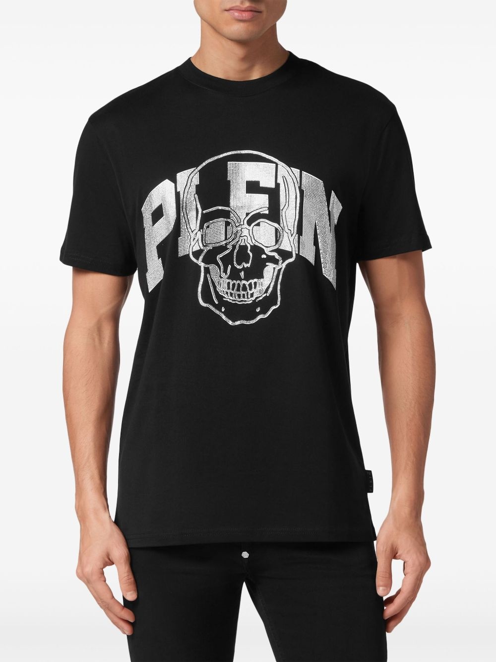 Tattoo rhinestone-embellished T-shirt - 3