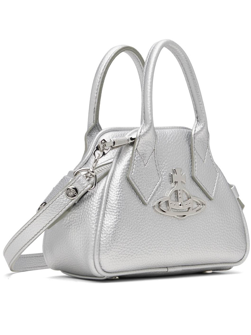 Vivienne Westwood Silver Mini Yasmine Bag outlook