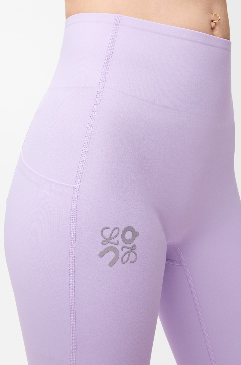 Soft bootleg pants in technical jersey 5