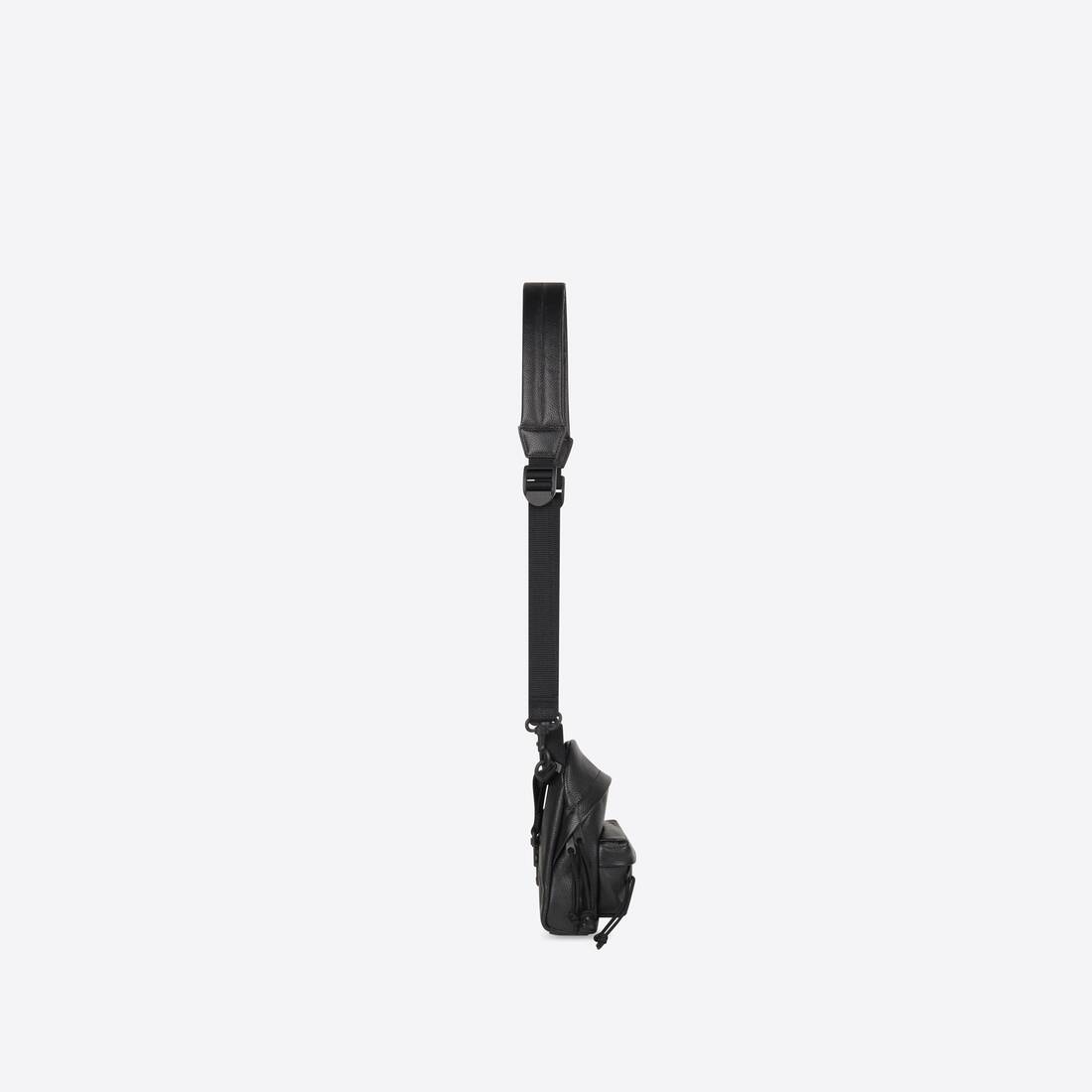 Men's Explorer Mini Crossbody Backpack in Black - 6