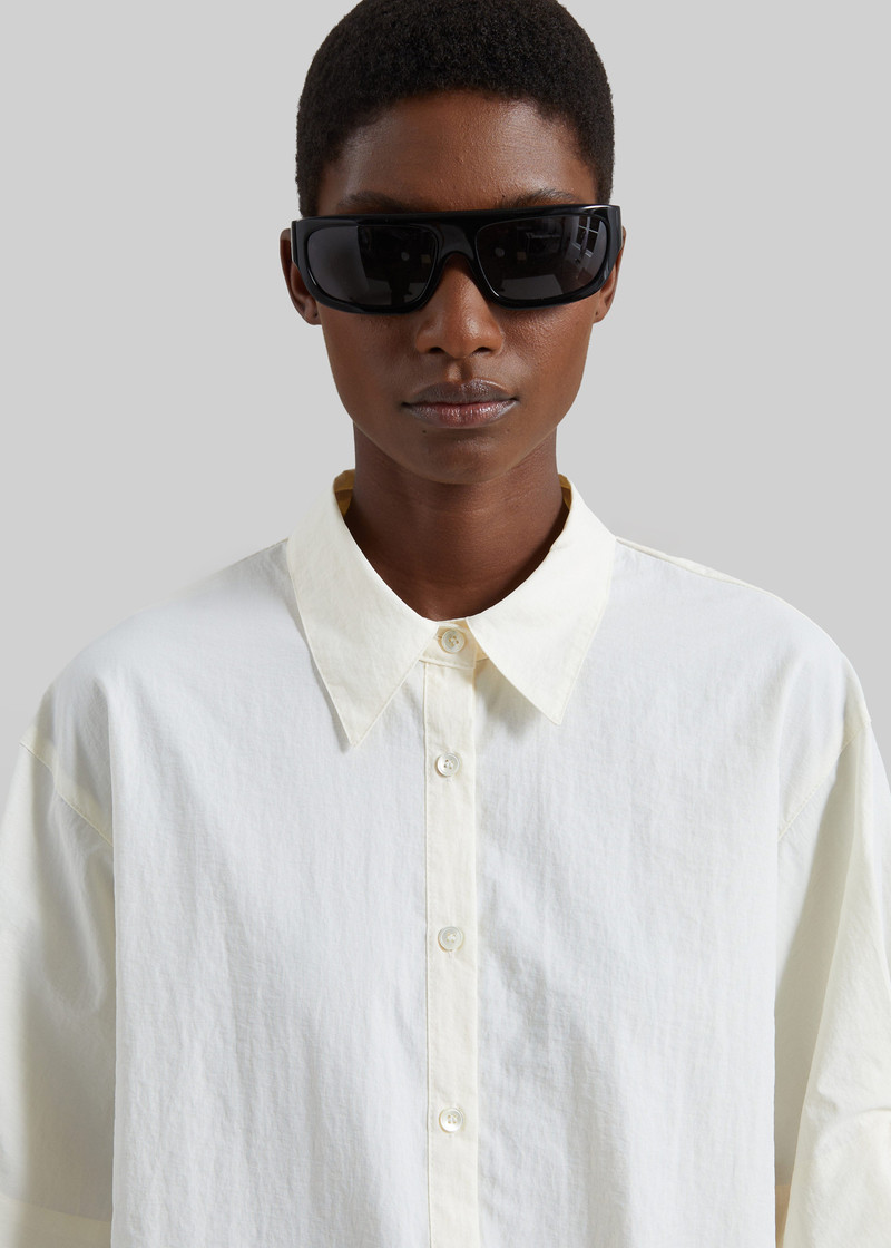 Comporta Drawstring Shirt - Cream 4