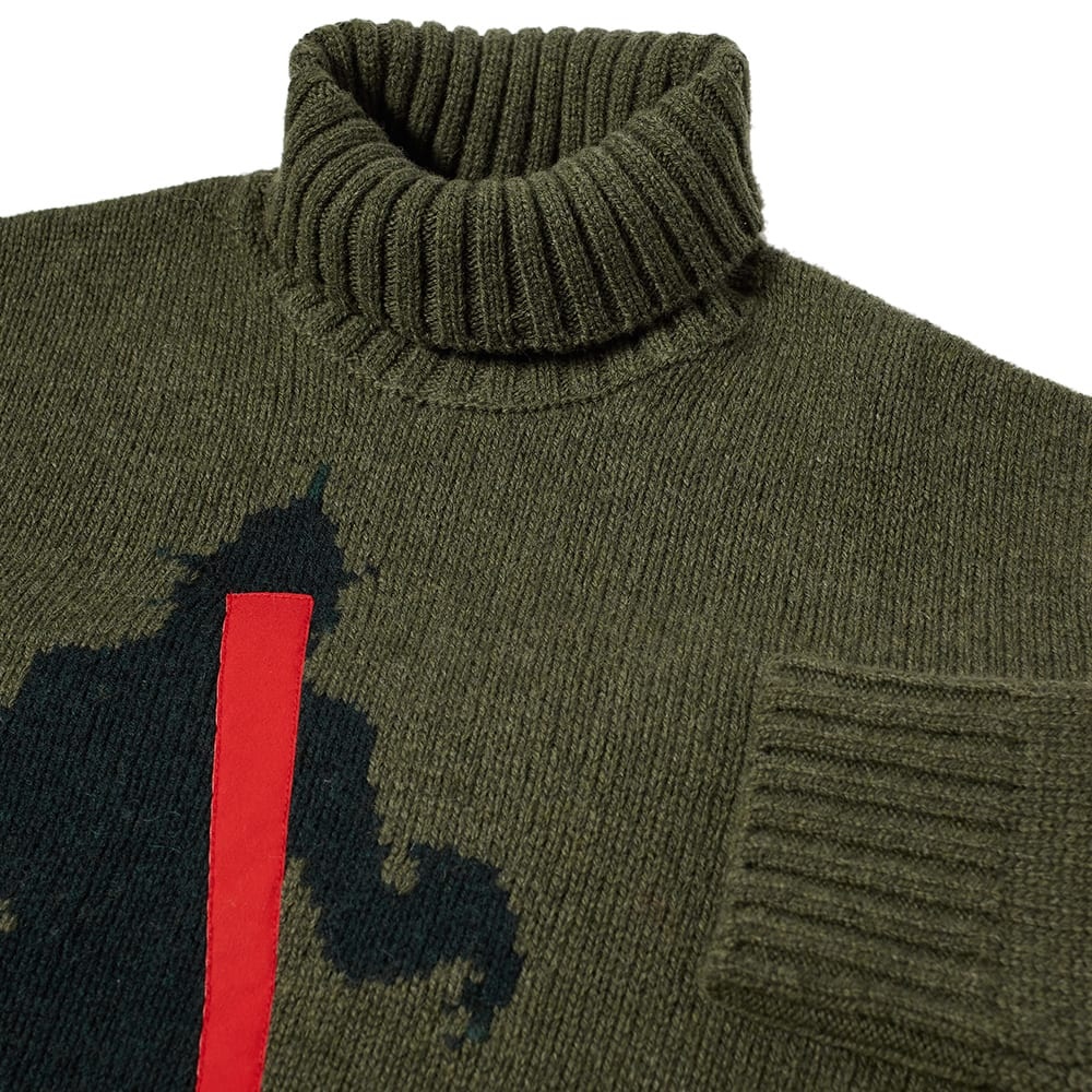 Undercover Godzilla Roll Neck Knit - 2