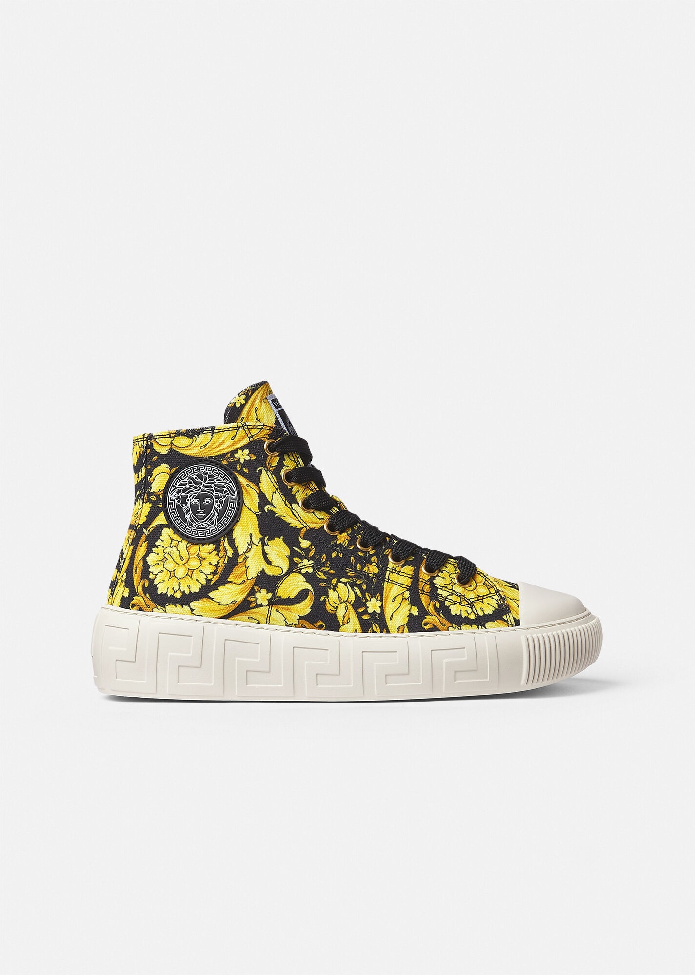 Barocco Greca High-top Sneakers - 1