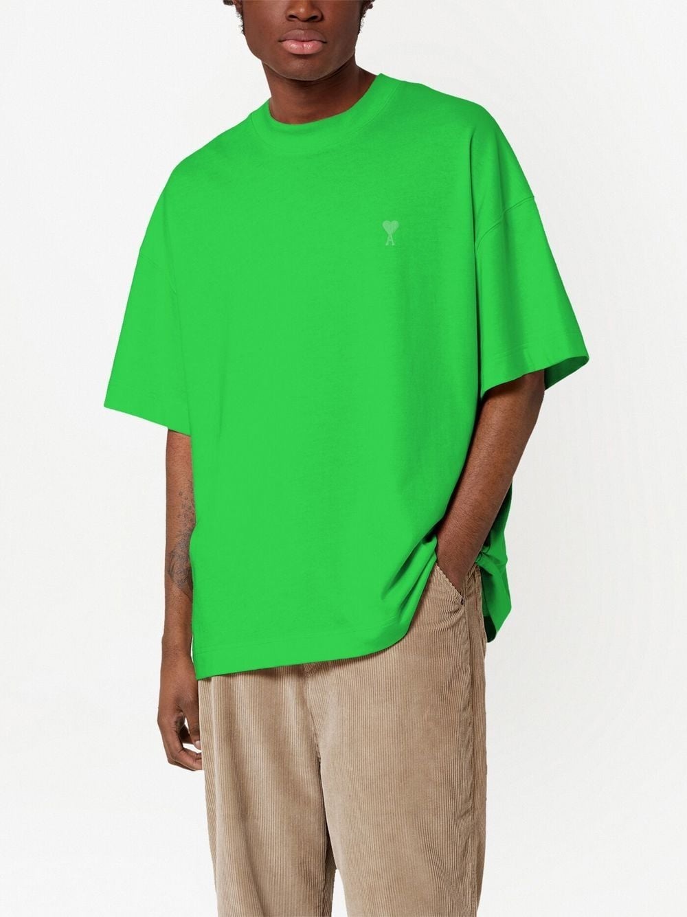 organic-cotton drop-shoulder T-shirt - 4