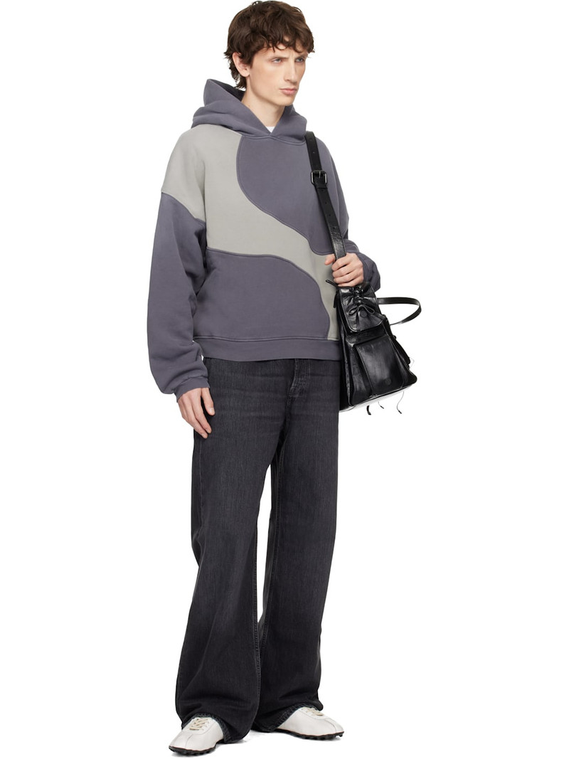 ERL Gray Wave Hoodie outlook