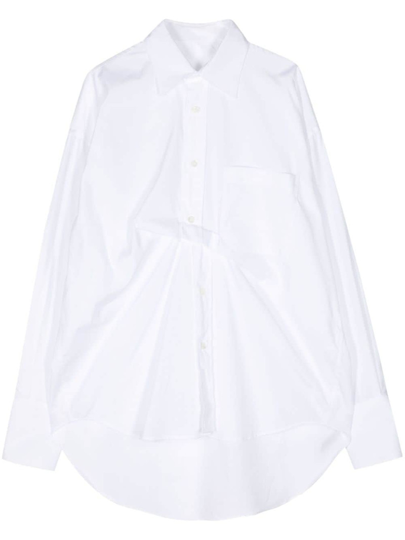 gathered cotton shirt 1