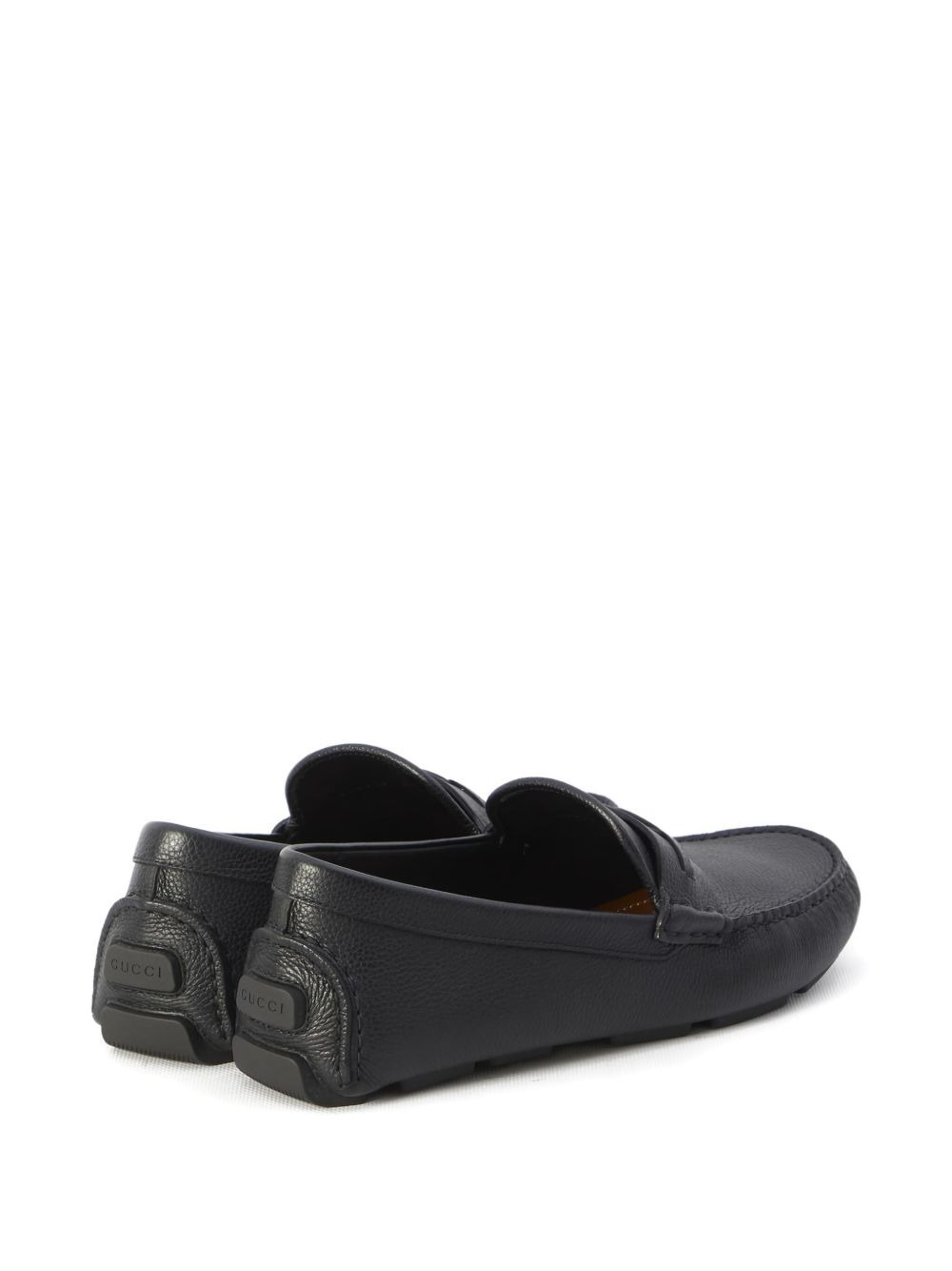 leather horsebit loafers - 4