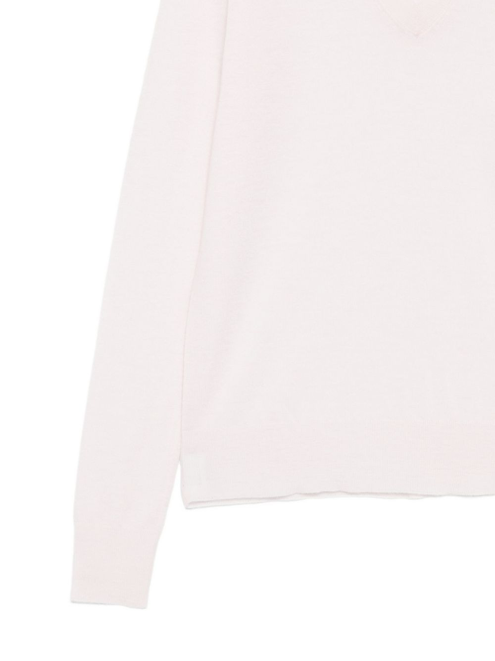 V-neck cashmere sweater - 3