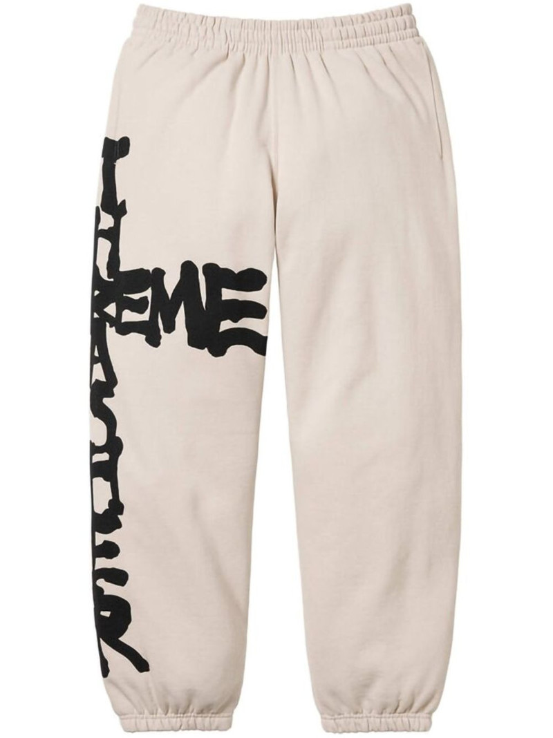 x Thrasher printed "Grey" track pants - 1