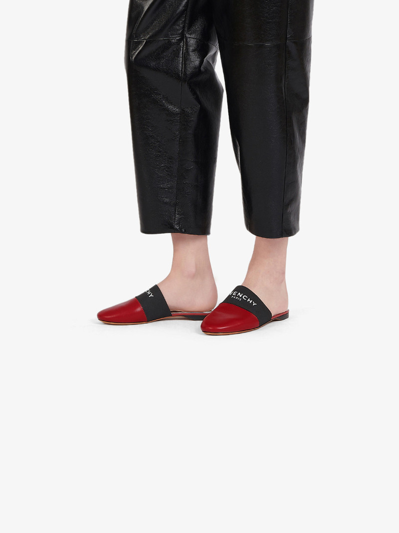Givenchy GIVENCHY PARIS flat mules in leather outlook