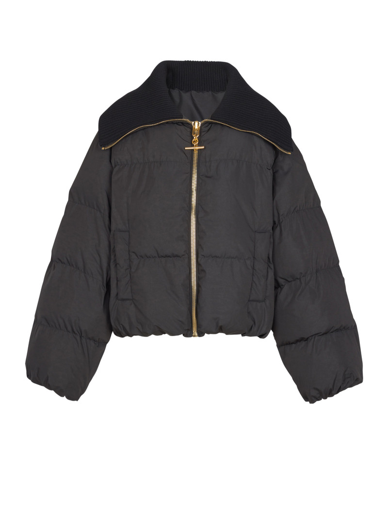 Cropped oversized padded jacket 1
