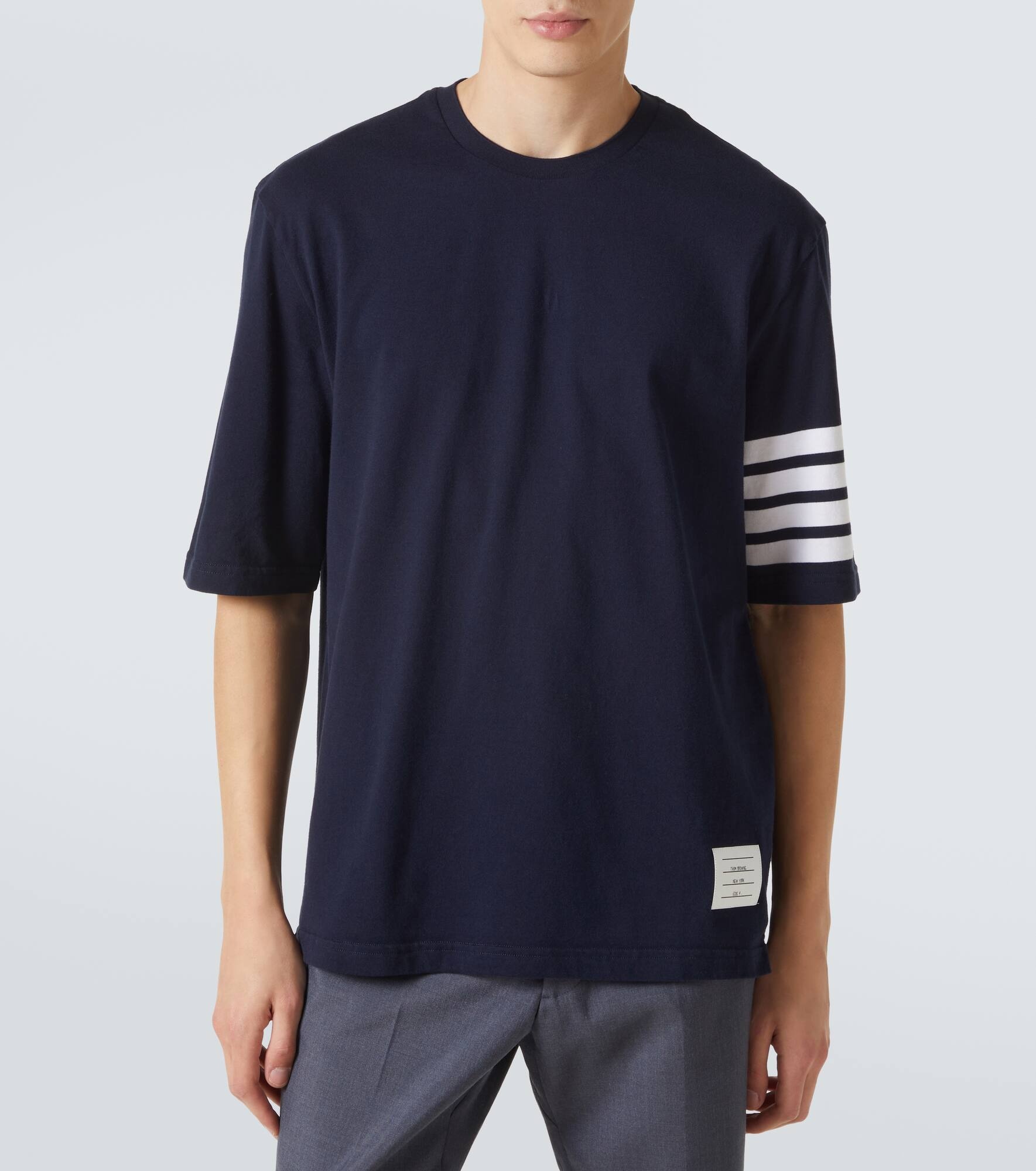 4-Bar cotton jersey T-shirt - 3