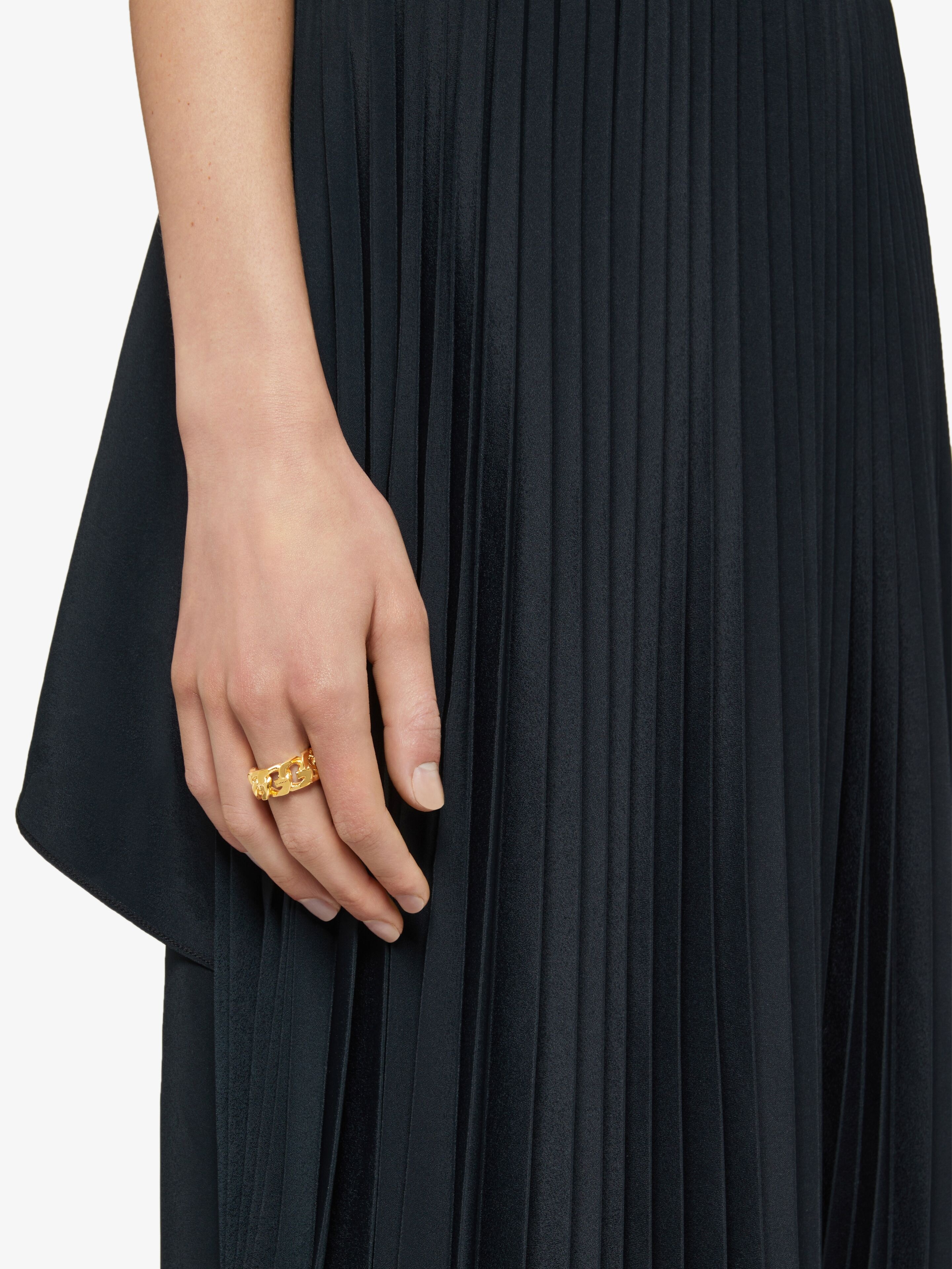 GIVENCHY G Chain シルバー リング ユニセックス G Chain Ring set in metal in - golden/silvery | Givenchy US