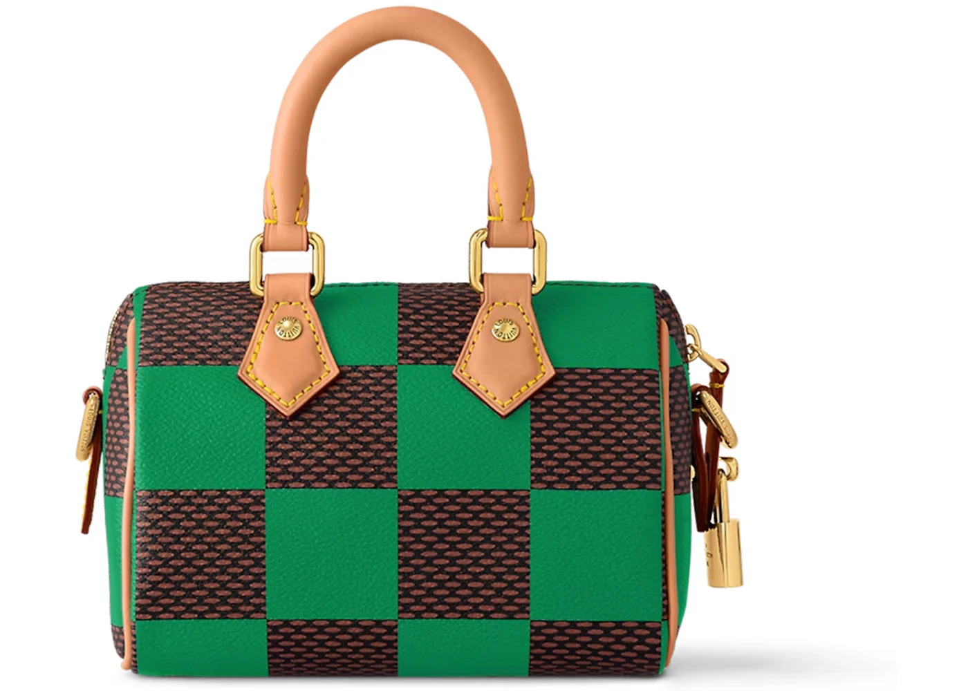 Louis Vuitton Nano Speedy Bandoulière Damier Pop Green - 2