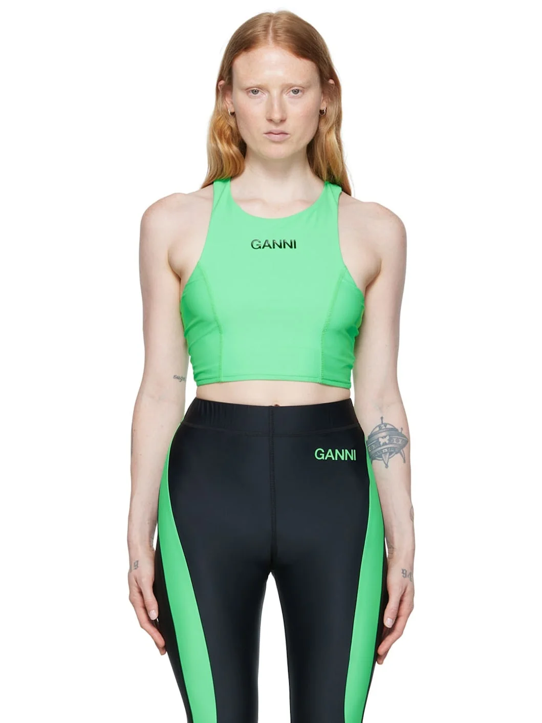 SSENSE Exclusive Green Sport Top - 1