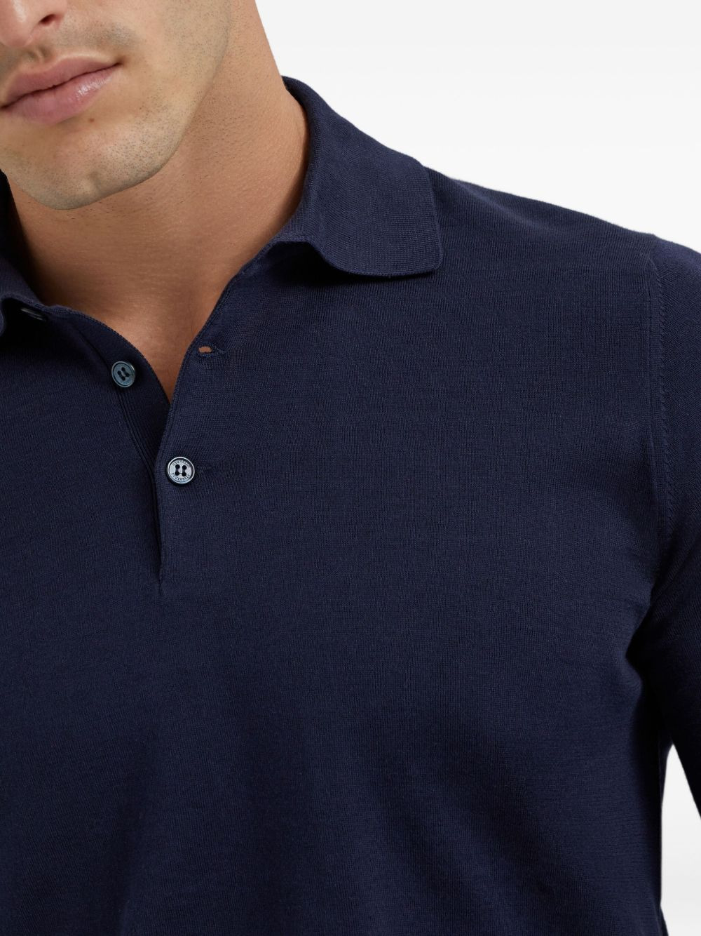 cotton polo sweater - 5