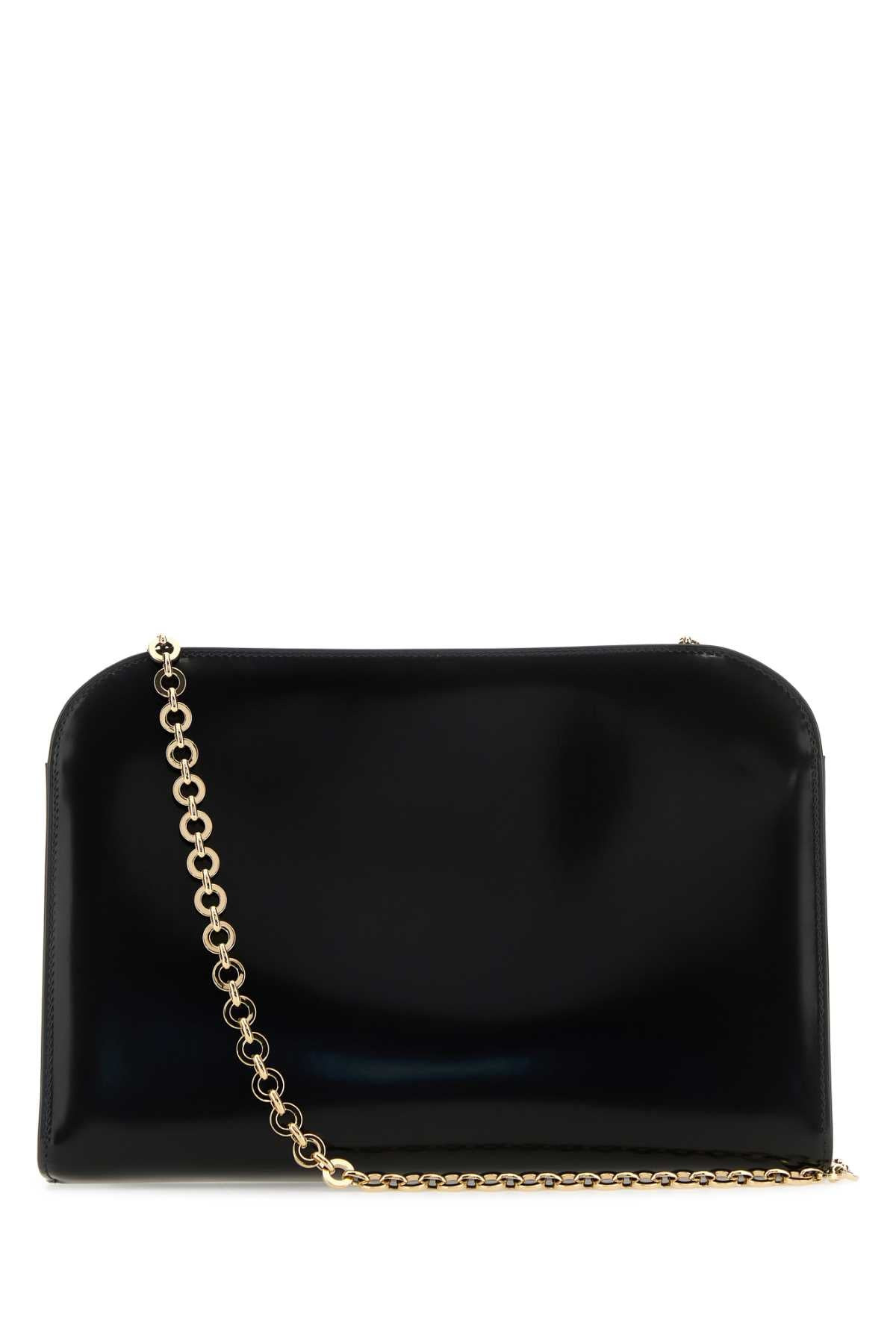 Salvatore Ferragamo Women Black Leather Clutch - 3