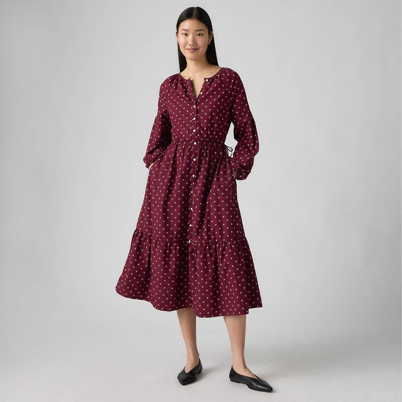 sachin and babi light blue dress Levi's JOLENE MAXI DRESS - 001HS0000