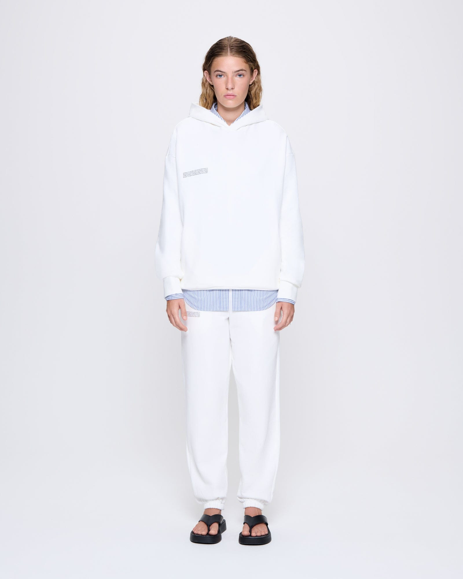 Womens 365 Midweight Hoodie - Off-White - 3
