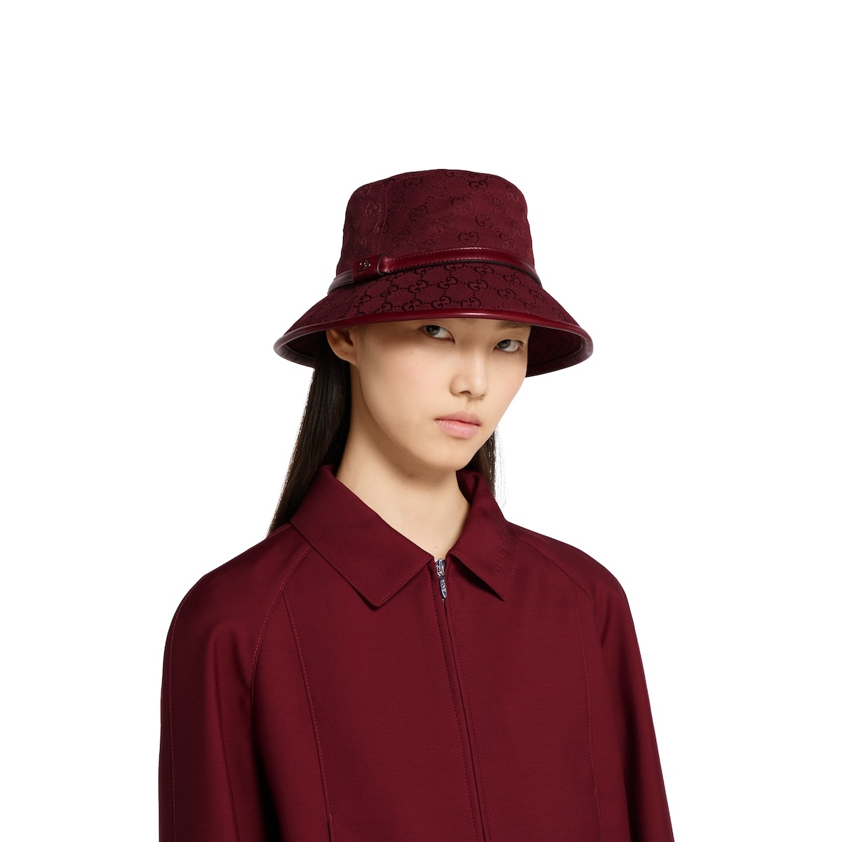 GG Monogram cotton bucket hat - 3