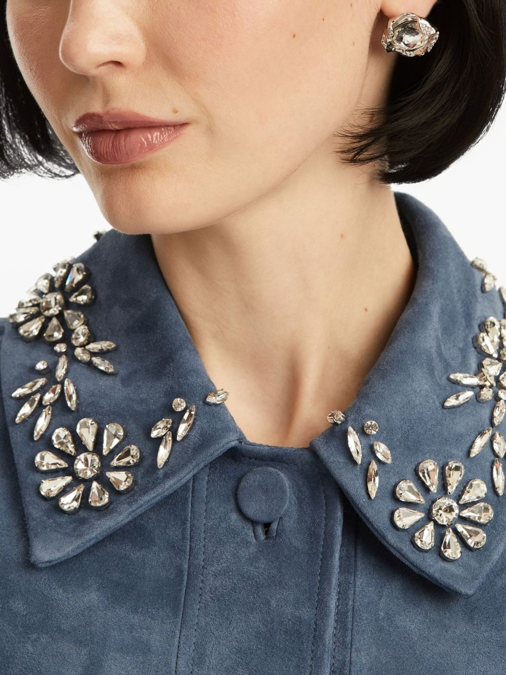 crystal-embellished earrings - 2
