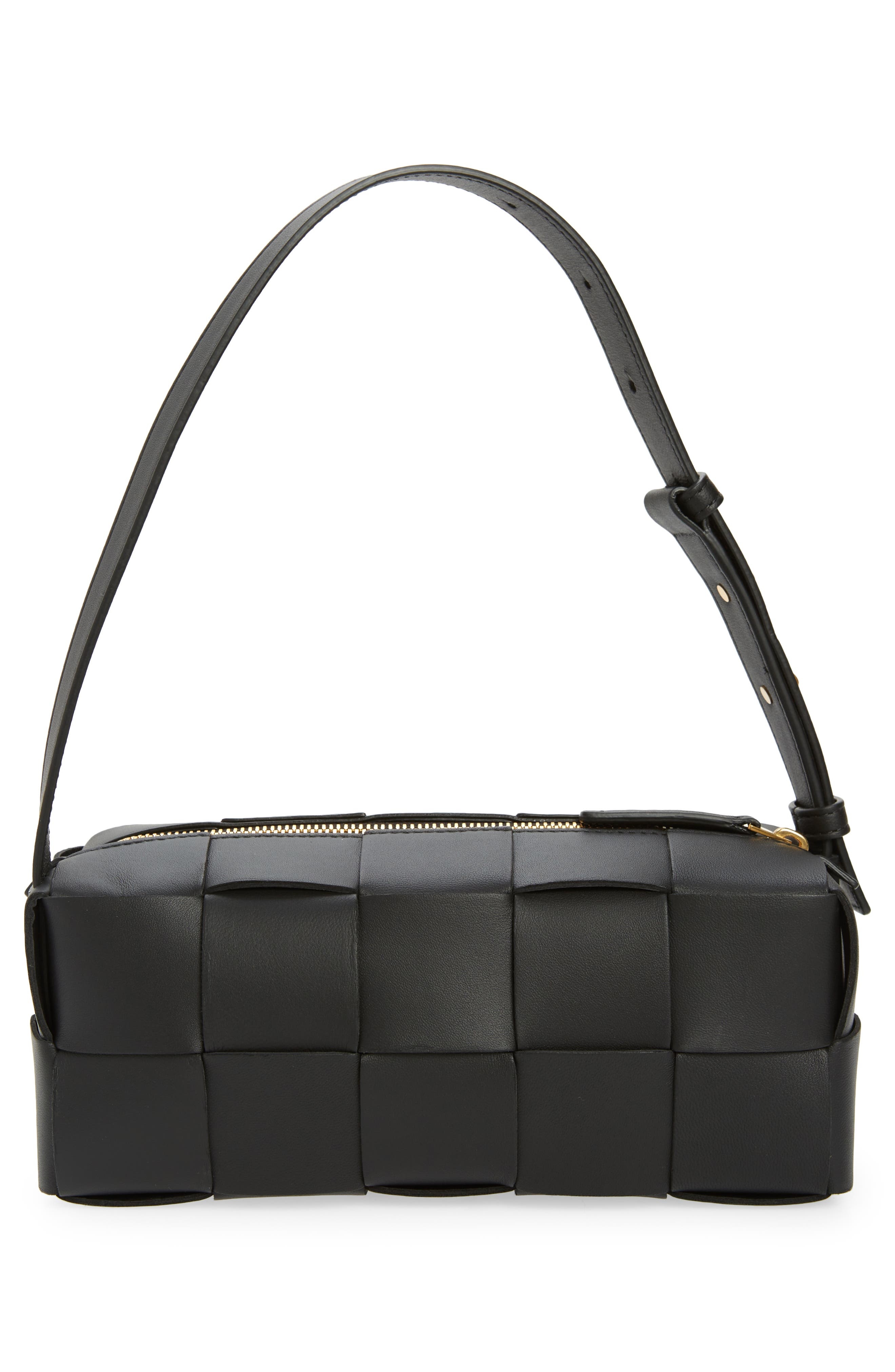 Brick Intrecciato Leather Shoulder Bag - 3