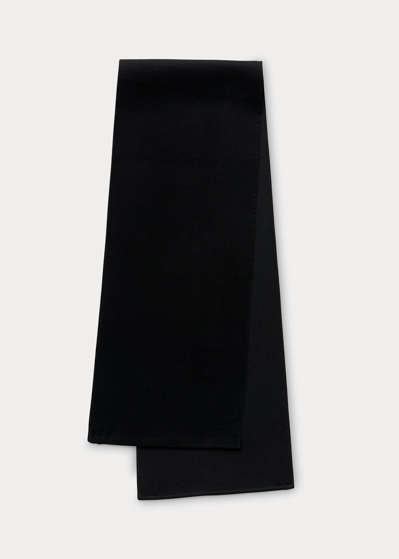 Long doublé scarf black 4