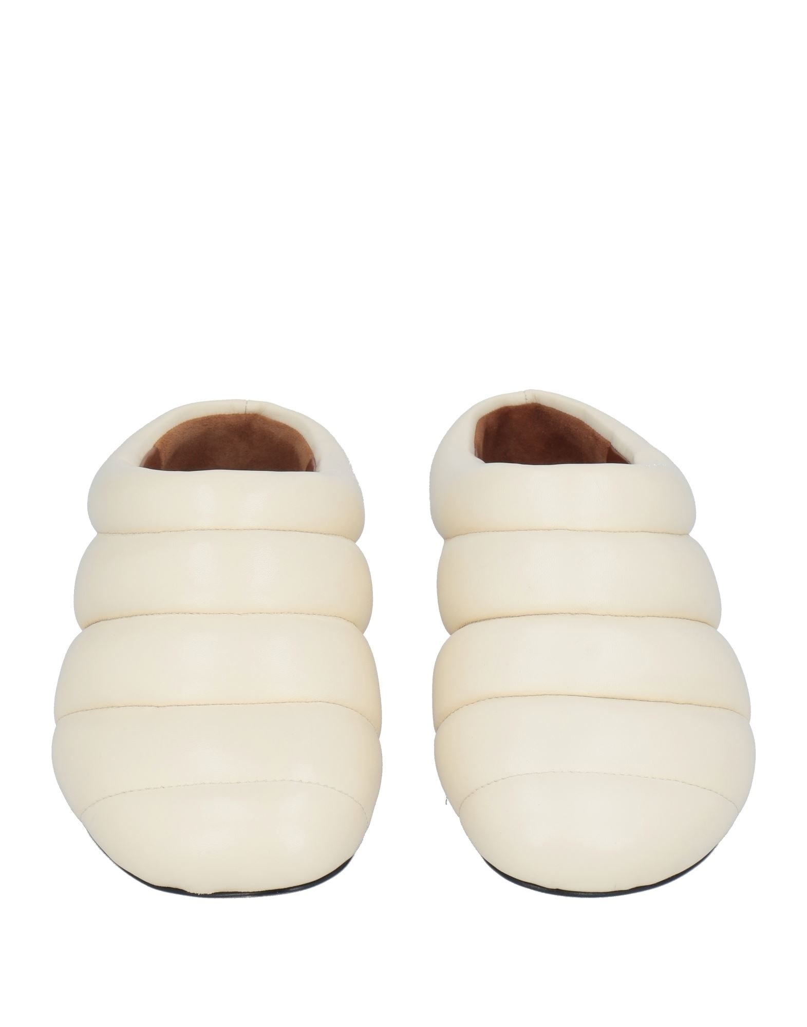 Cream Women's Mules And Clogs - 4