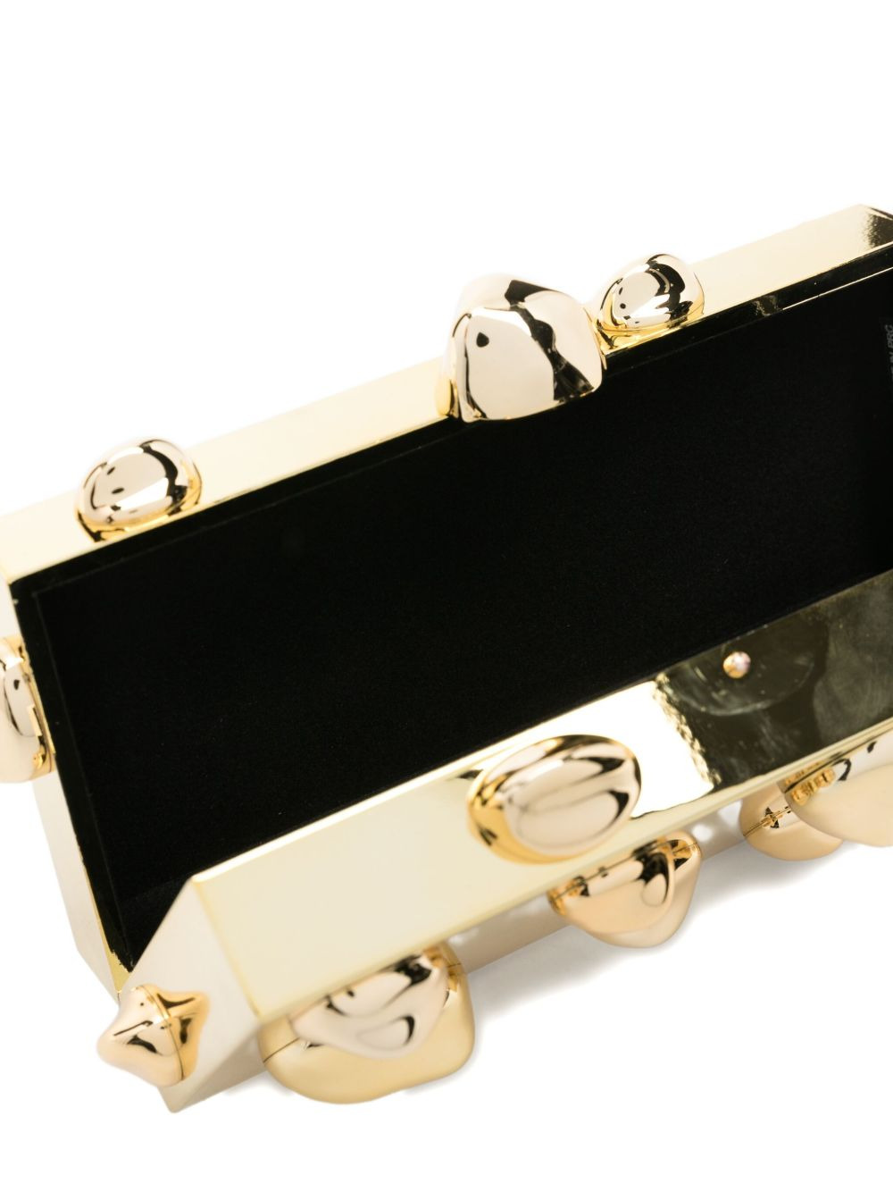 Orbs stud-embellished clutch - 4