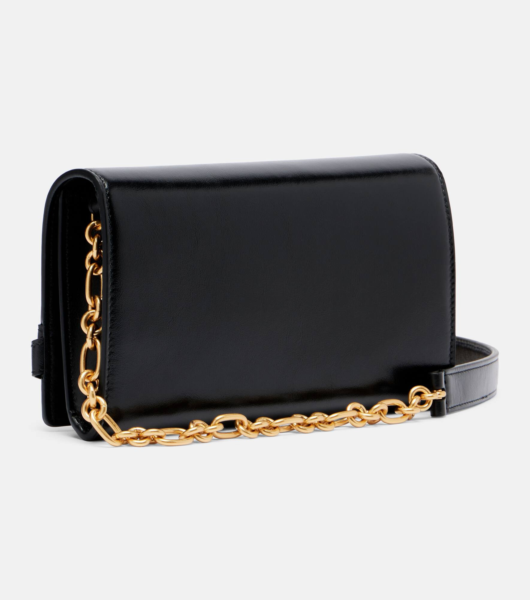 Shuffle Micro leather wallet on chain - 4