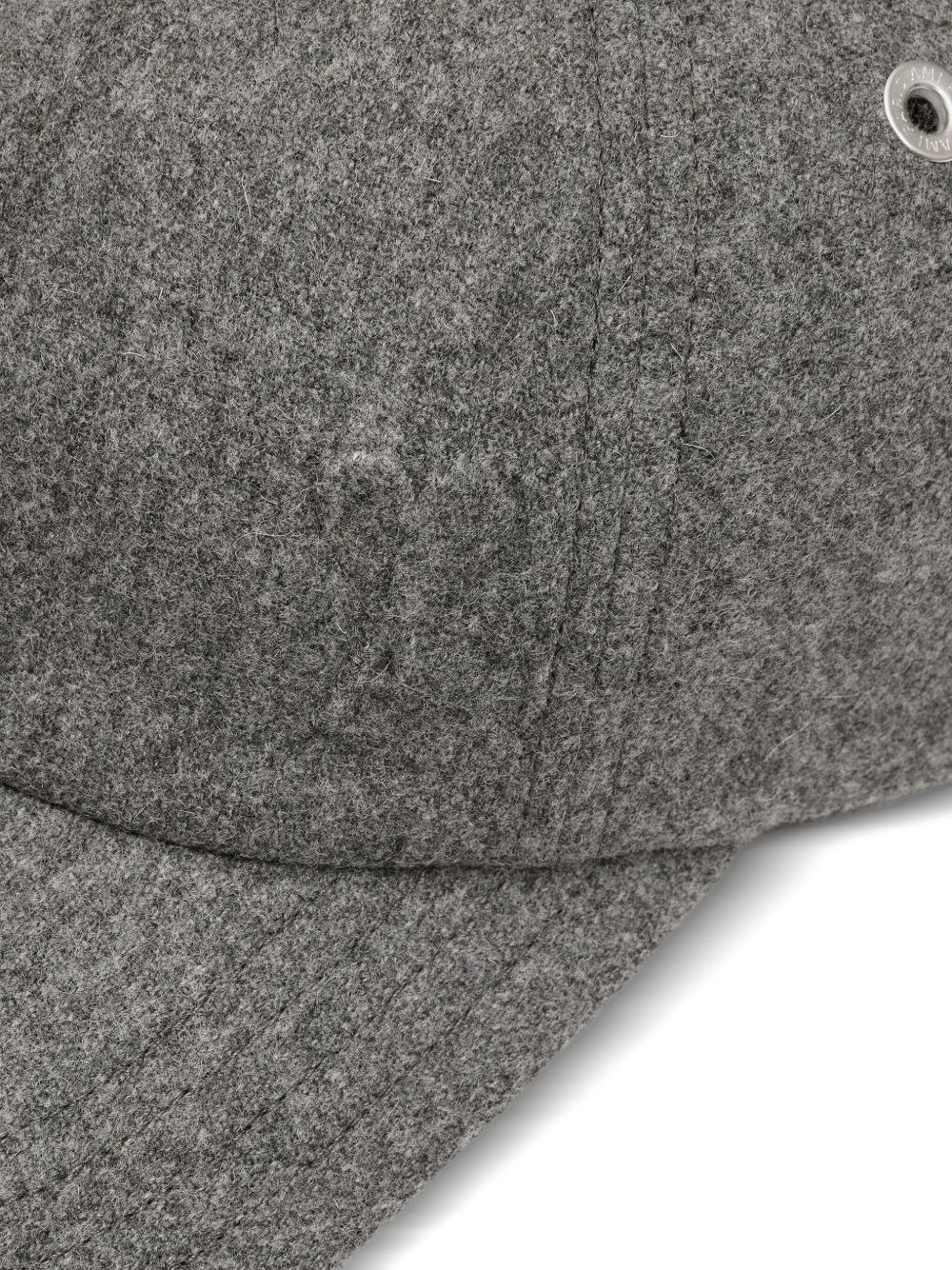mélange-effect curved-peak cap - 3