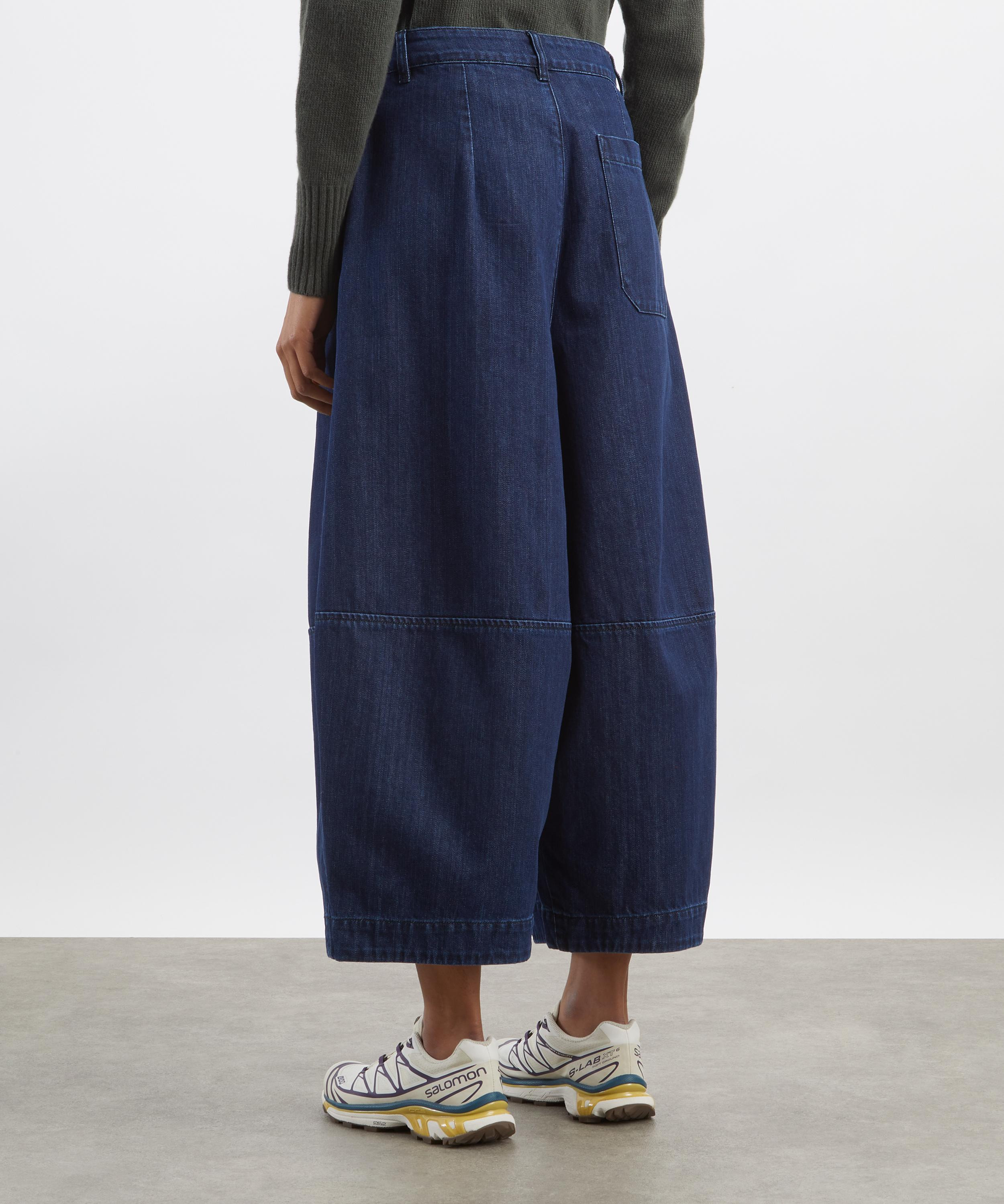 Indigo Earth Deadbeat Wide-Leg Trousers - 4