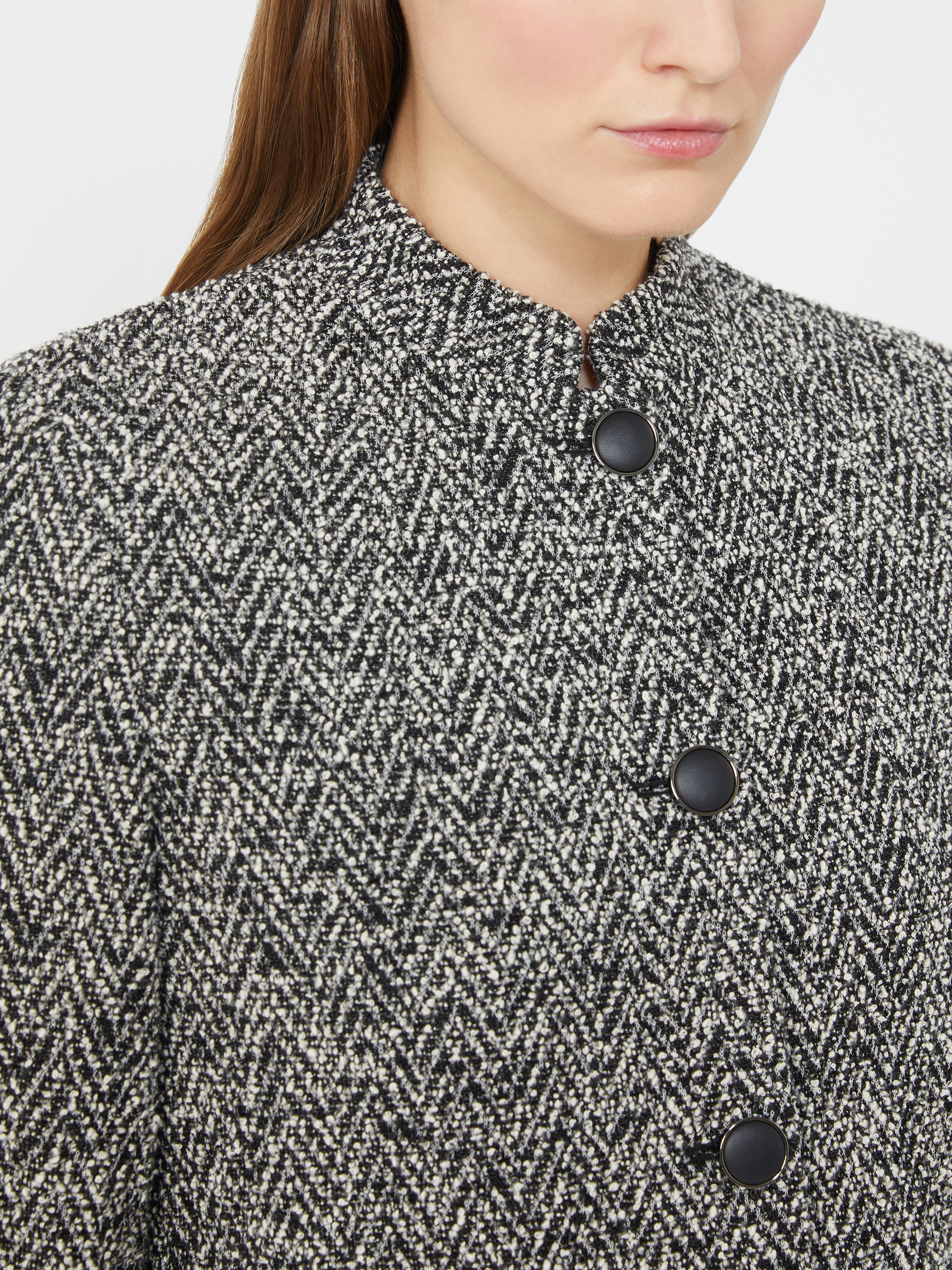 DONALD Bouclé jersey cropped jacket - 5