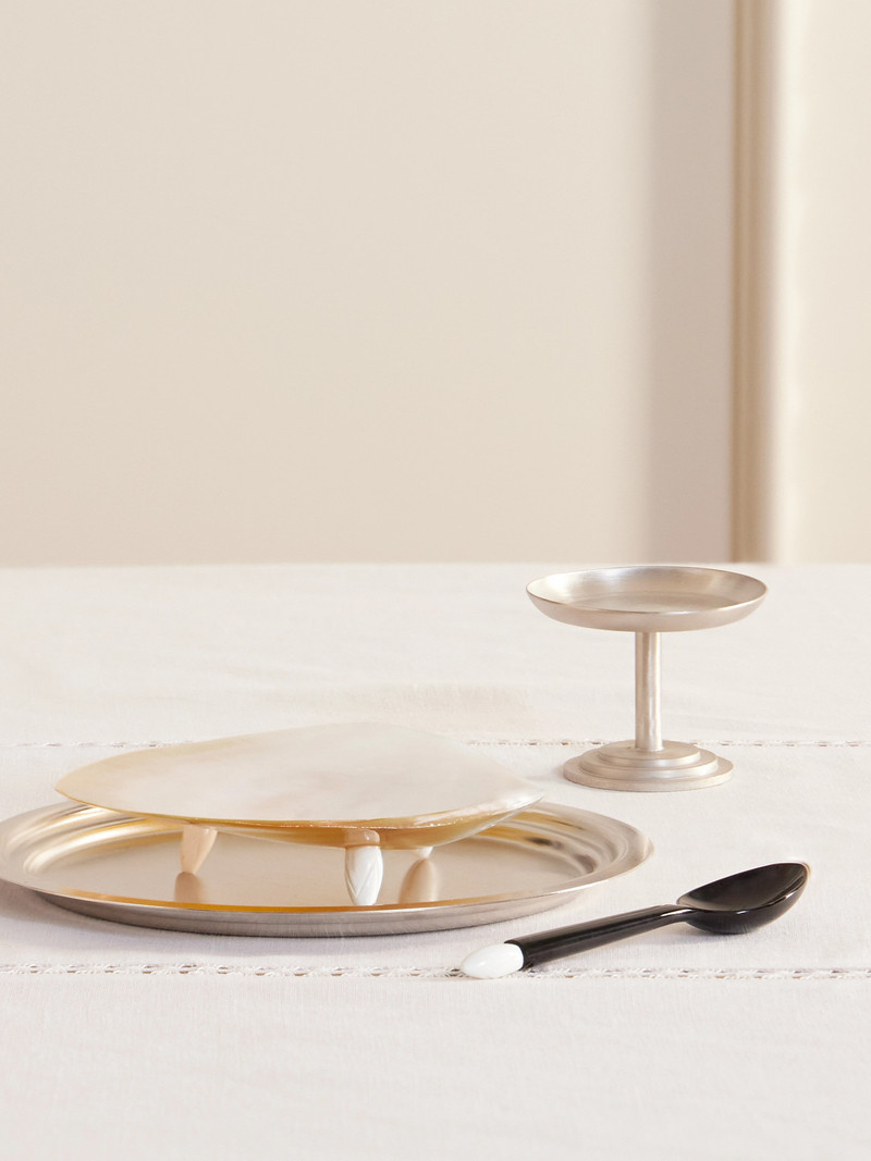 Gohar World Mother-of-pearl And Horn Caviar Set outlook